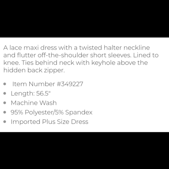 Lace Maxi Dress - Picture 5 of 5